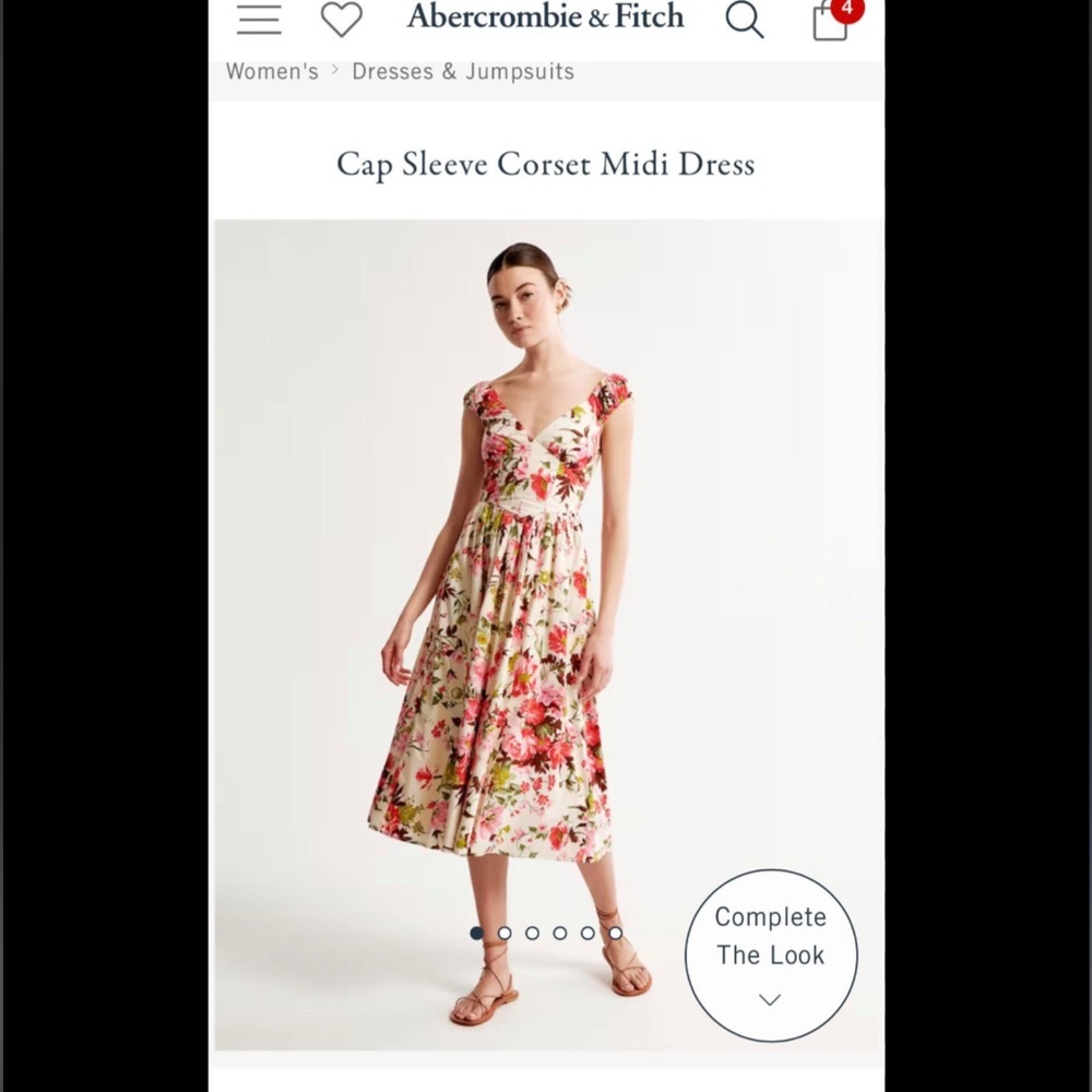 Abercrombie Floral Maxi dress
